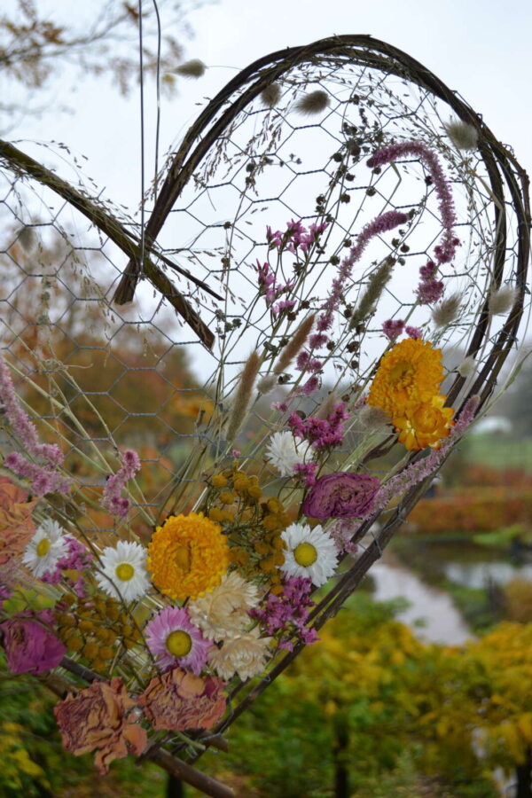 Hartvormig bloemenpaneel - Afbeelding 2