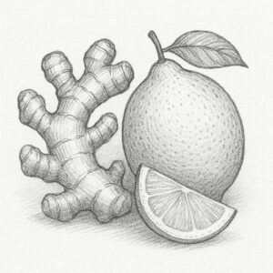 Kombucha gember-citroen